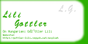 lili gottler business card